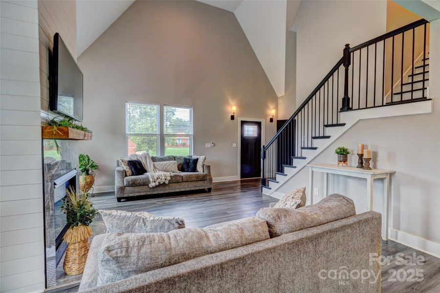 Furnished interior view inside a new home in , Shelby (Image 24). Furnished interior view inside a new home in , Shelby (Image 24).