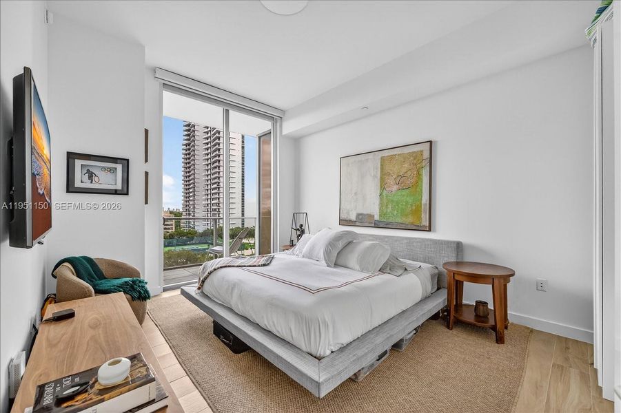 Furnished interior view inside a new home in , Miami (Image 11).