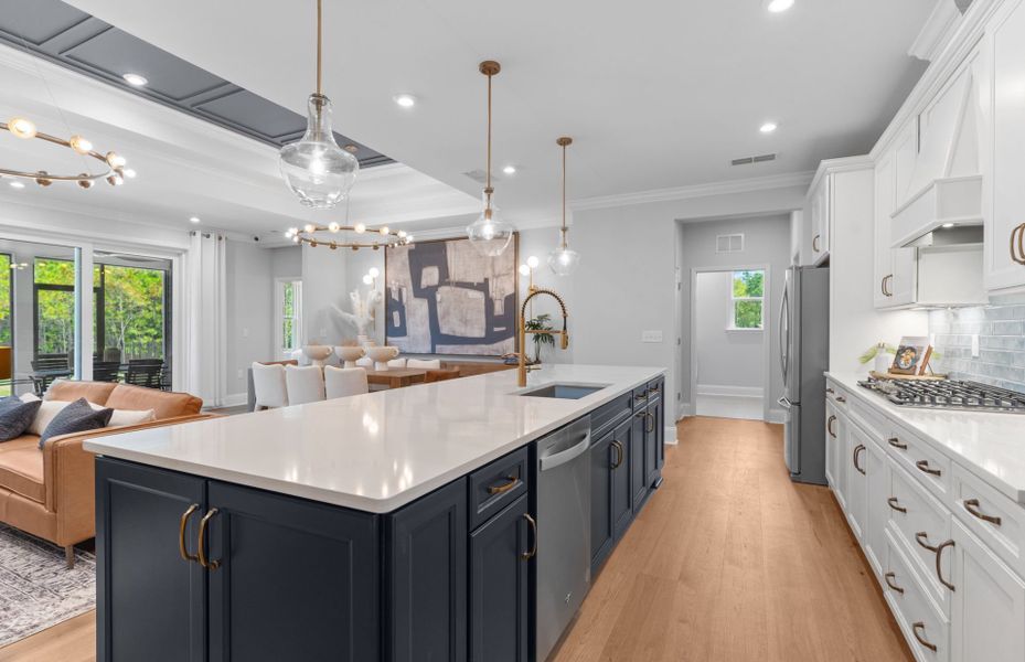 Furnished interior view inside a new home in Solserra, Shallotte (Image 29).