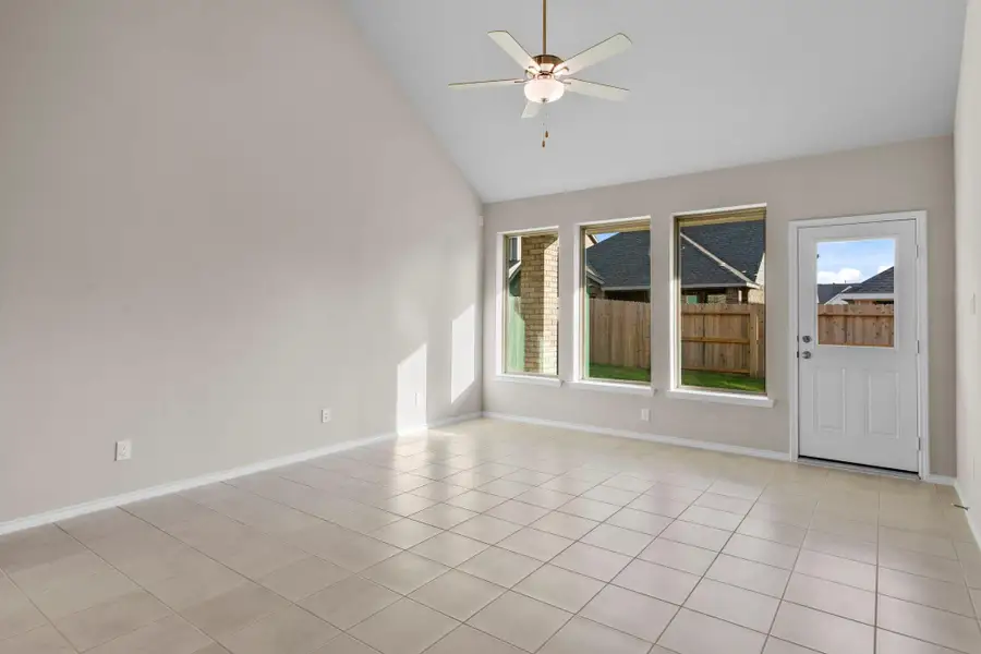 Spacious, unfurnished interior of a new home in The Trails, New Caney (Image 14). Spacious, unfurnished interior of a new home in The Trails, New Caney (Image 14).