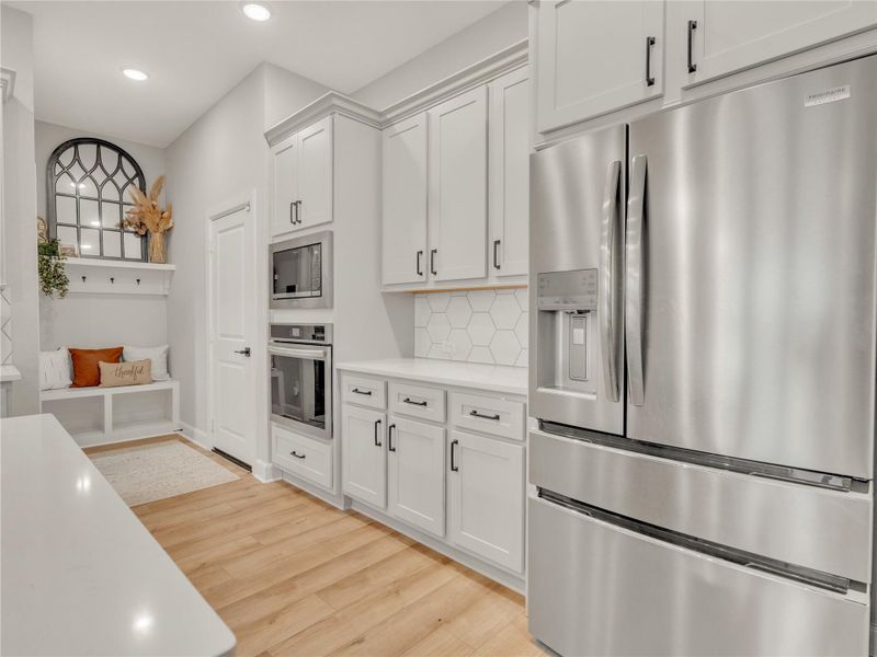 Kitchen & Garage door entry + Mudroom Kitchen & Garage door entry + Mudroom