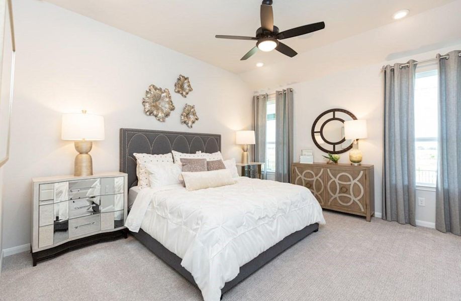 Furnished interior view inside a new home in Bridgeland: Signature Collection, Cypress (Image 3).