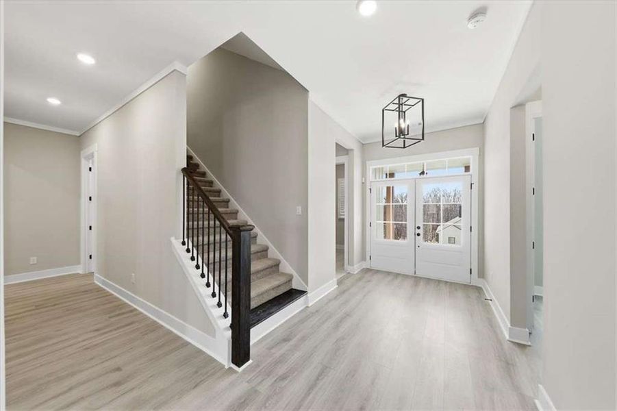 Spacious, unfurnished interior of a new home in , Ball Ground (Image 39). Spacious, unfurnished interior of a new home in , Ball Ground (Image 39).
