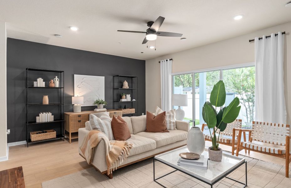 Furnished interior view inside a new home in Skylar Crest, Sanford (Image 5).