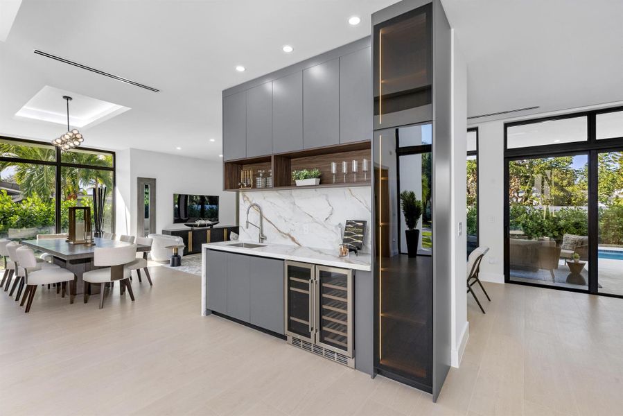 Furnished interior view inside a new home in , Boca Raton (Image 37).