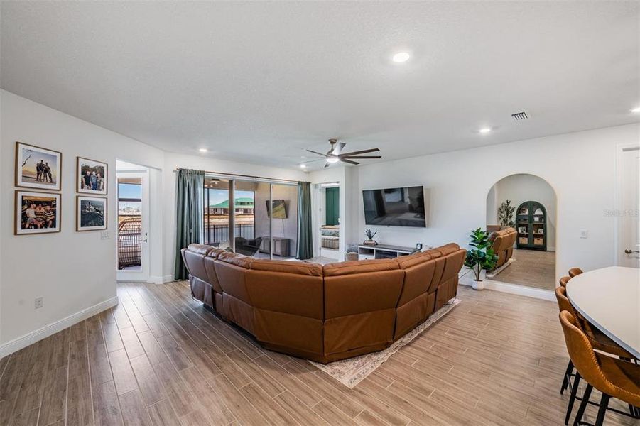 Furnished interior view inside a new home in , Parrish (Image 5).