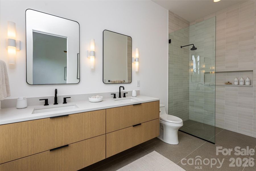 Furnished interior view inside a new home in , Asheville (Image 31).