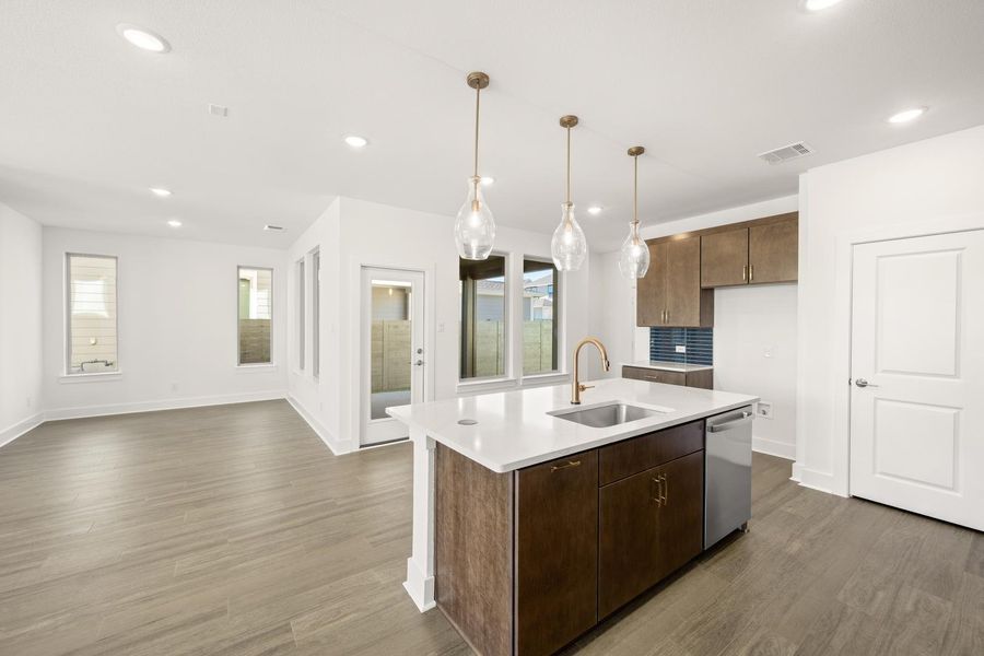 Furnished interior view inside a new home in The Retreat at Harvest, Argyle (Image 8).