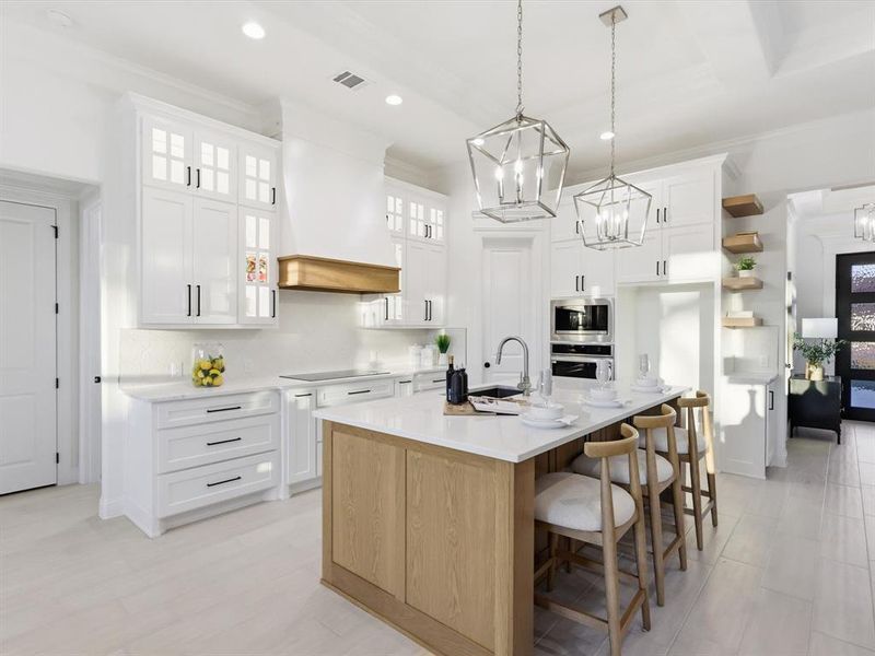 Furnished interior view inside a new home in , Azle (Image 28).