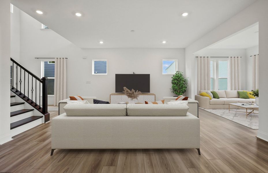 Furnished interior view inside a new home in Cannon Run, Concord (Image 7).