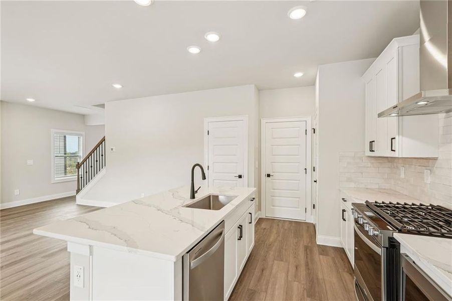 Furnished interior view inside a new home in Hemingway - Reserve Series, Cumming (Image 13).