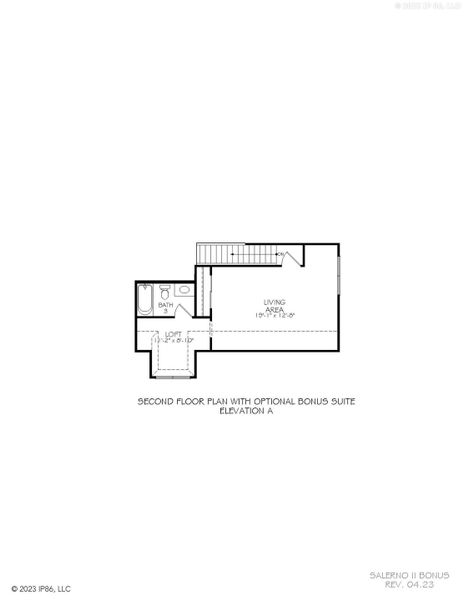 2D floor plan layout for the Salerno by Epcon Communities in The Grove at Haven Hill, Lenoir City, TN (Image 25). 2D floor plan layout for the Salerno by Epcon Communities in The Grove at Haven Hill, Lenoir City, TN (Image 25).