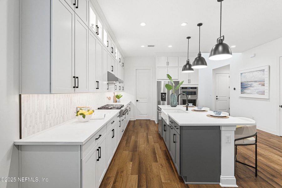 Furnished interior view inside a new home in , St. Johns (Image 27).