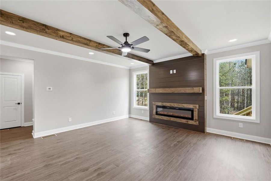 Spacious, unfurnished interior of a new home in , Dawsonville (Image 47).