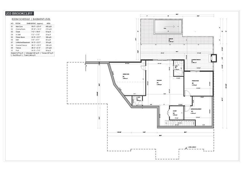 2D floor plan layout of this home in , Marietta, GA (Image 7).