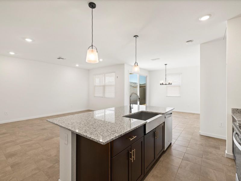 Furnished interior view inside a new home in Rancho Mirage Estate Series, Maricopa (Image 4).