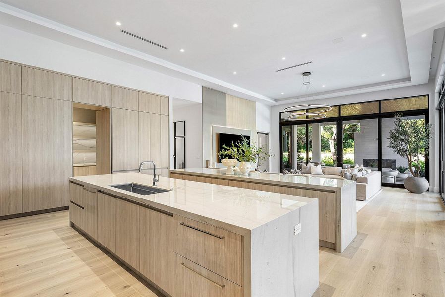 Furnished interior view inside a new home in , Delray Beach (Image 6).