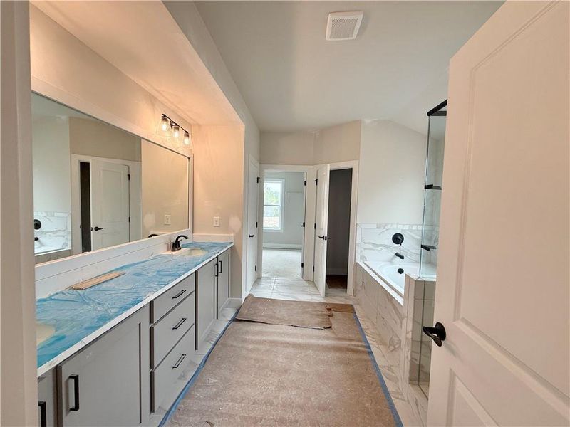 In-progress construction of a new home in , Hoschton, GA (Image 19).