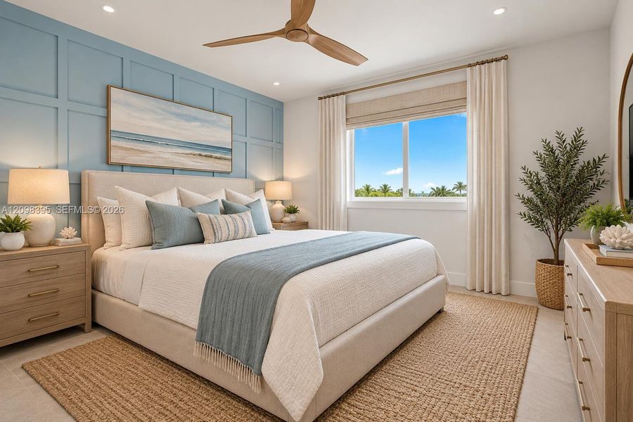 Furnished interior view inside a new home in , Key Largo (Image 8).