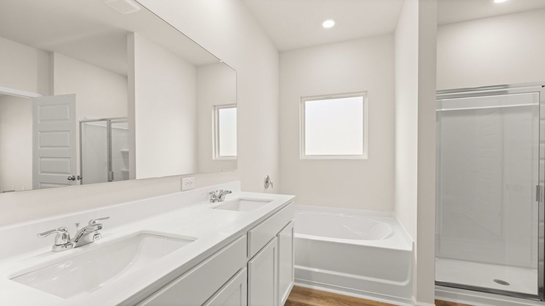 Representative furnished interior of a home built from the Elle by D.R. Horton in Preserve at Dove Creek, Statham (Image 10).