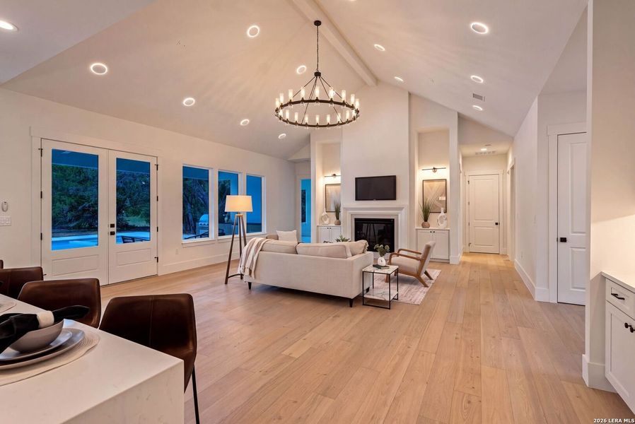 Furnished interior view inside a new home in , Boerne (Image 9).