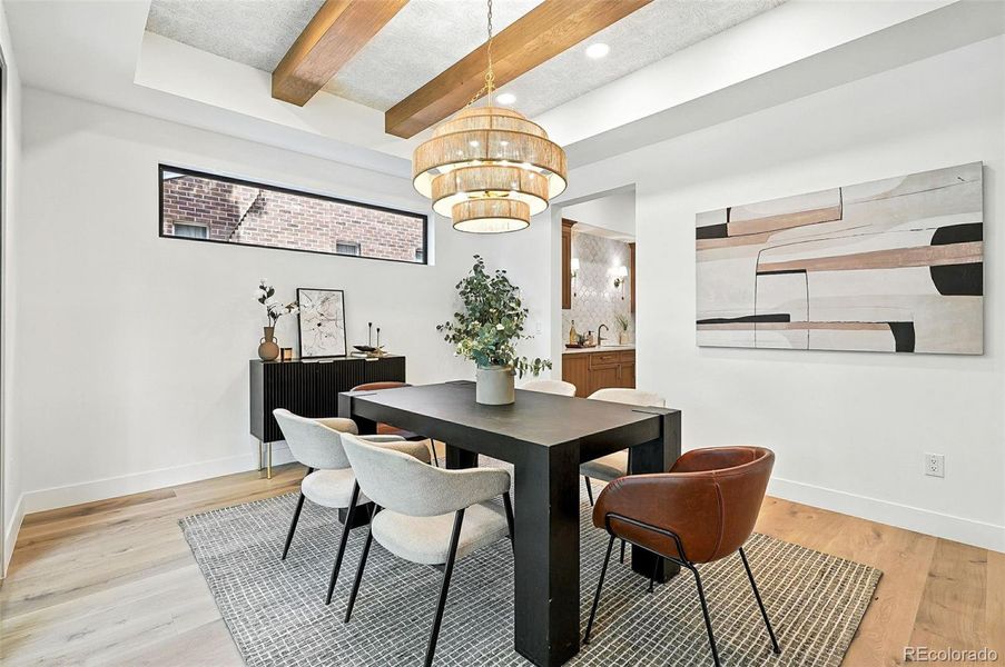 Furnished interior view inside a new home in , Denver (Image 21).