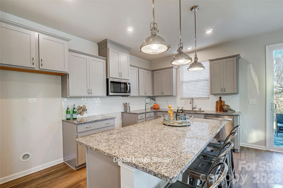 Furnished interior view inside a new home in Bailey Run, Charlotte (Image 7).
