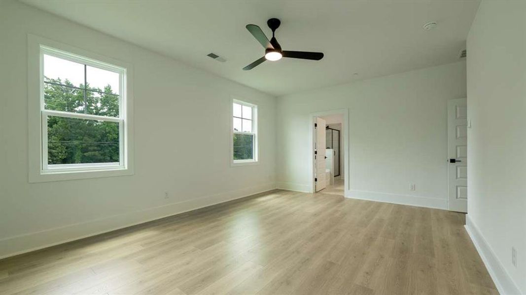 Spacious, unfurnished interior of a new home in The Village at Sandy Plains, Marietta (Image 25). Spacious, unfurnished interior of a new home in The Village at Sandy Plains, Marietta (Image 25).