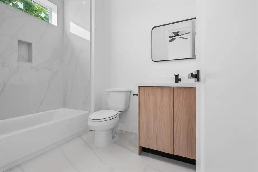 Furnished interior view inside a new home in , Houston (Image 8).