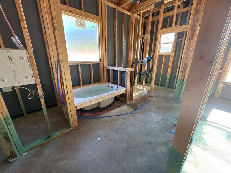 In-progress construction of a new home in Oak Grove Addition, Springtown, TX (Image 8). In-progress construction of a new home in Oak Grove Addition, Springtown, TX (Image 8).