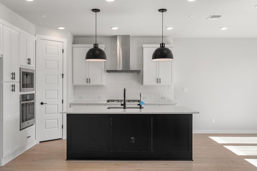 Furnished interior view inside a new home in Lariat, Liberty Hill (Image 8).