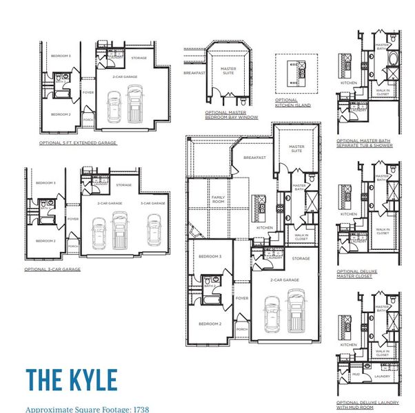 2D floor plan layout for the The Kyle by McKinley Homes in Stone Creek Ranch, Hockley, TX (Image 3). 2D floor plan layout for the The Kyle by McKinley Homes in Stone Creek Ranch, Hockley, TX (Image 3).