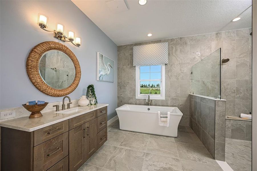 Furnished interior view inside a new home in , Lakewood Ranch (Image 25). Furnished interior view inside a new home in , Lakewood Ranch (Image 25).