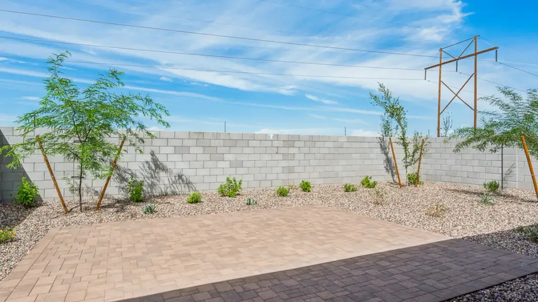 Exterior details and patio area of a home in Del Rio Ranch, Avondale (Image 22).