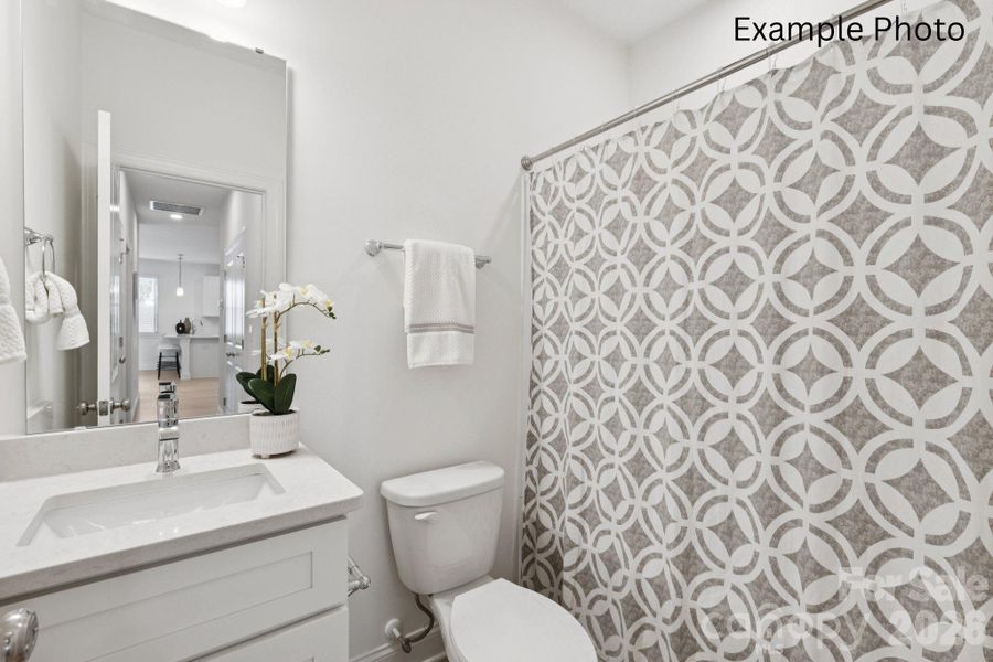 Furnished interior view inside a new home in , Monroe (Image 17).