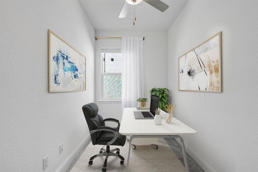 Furnished interior view inside a new home in Madero 50s, Haslet (Image 14). Furnished interior view inside a new home in Madero 50s, Haslet (Image 14).