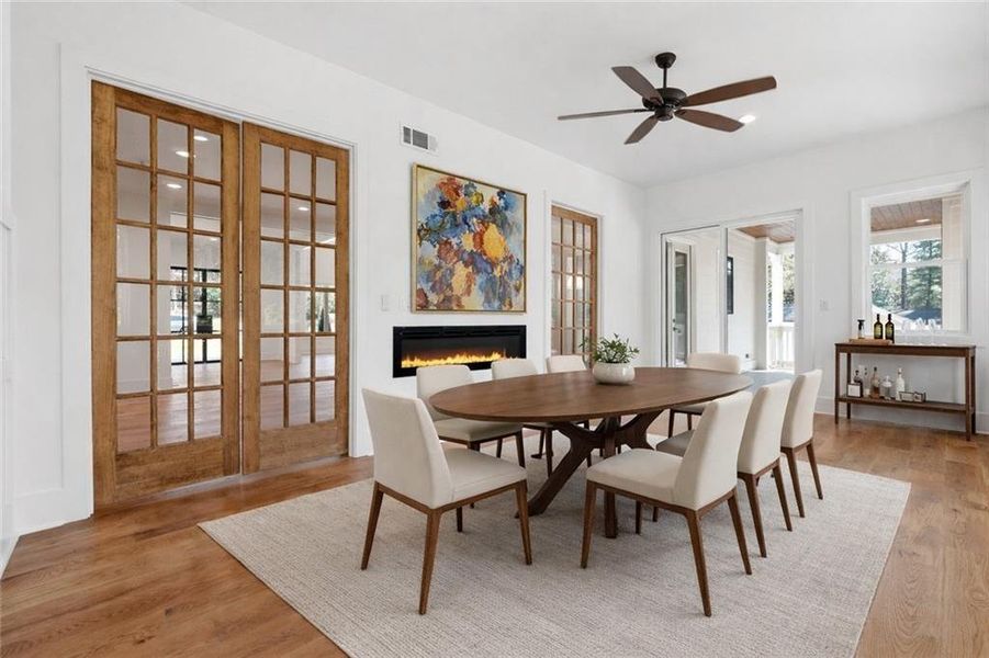 Furnished interior view inside a new home in , Atlanta (Image 16).