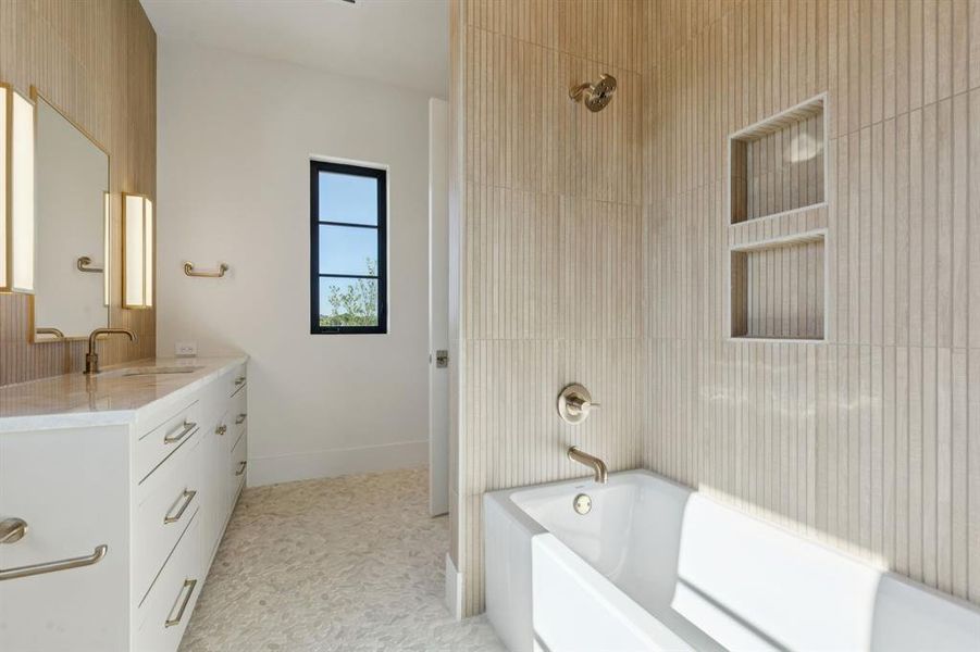 Furnished interior view inside a new home in , Westlake (Image 7).