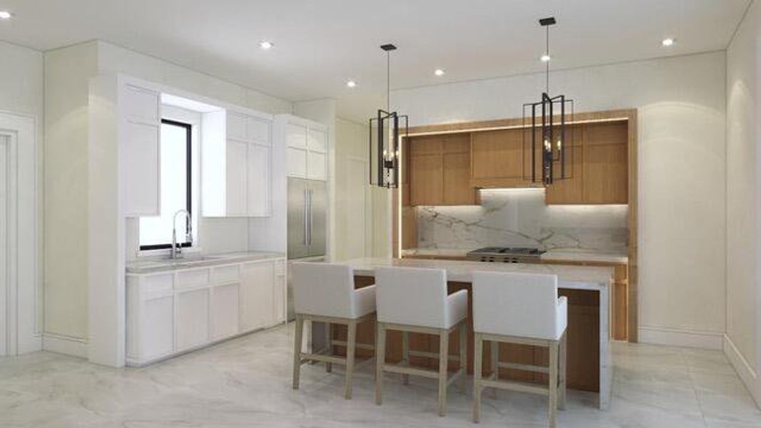 Furnished interior view inside a new home in , North Palm Beach (Image 5).