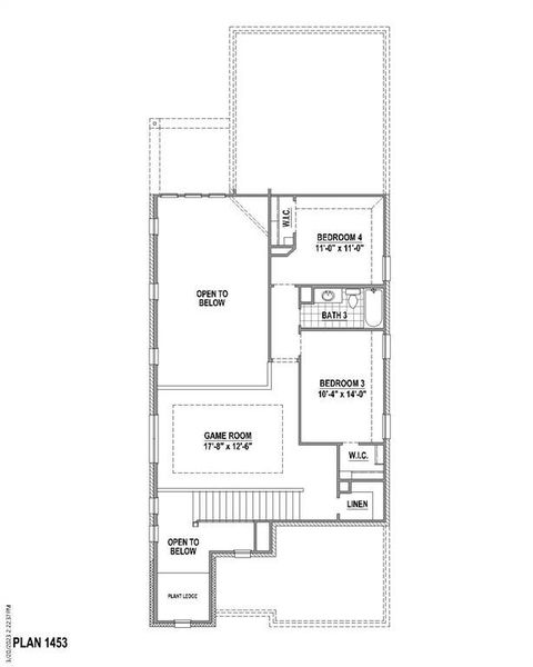 2nd Level Floor Plan