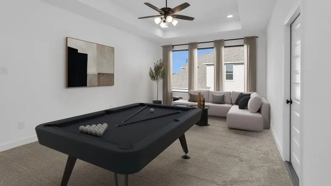 Furnished interior view inside a new home in Escondido 80', Magnolia (Image 5). Furnished interior view inside a new home in Escondido 80', Magnolia (Image 5).