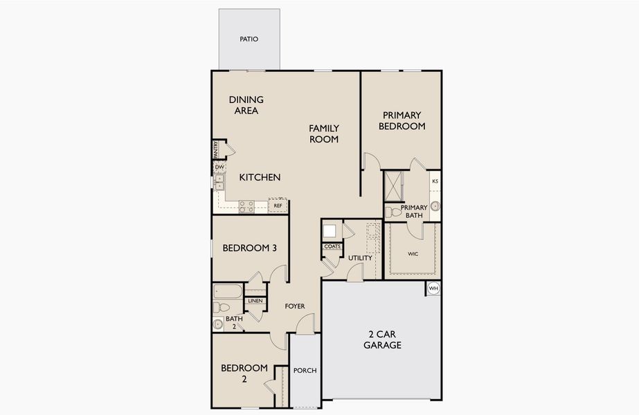 2D floor plan layout of this home in Cattleman's Crossing, Fort Worth, TX (Image 2). 2D floor plan layout of this home in Cattleman's Crossing, Fort Worth, TX (Image 2).