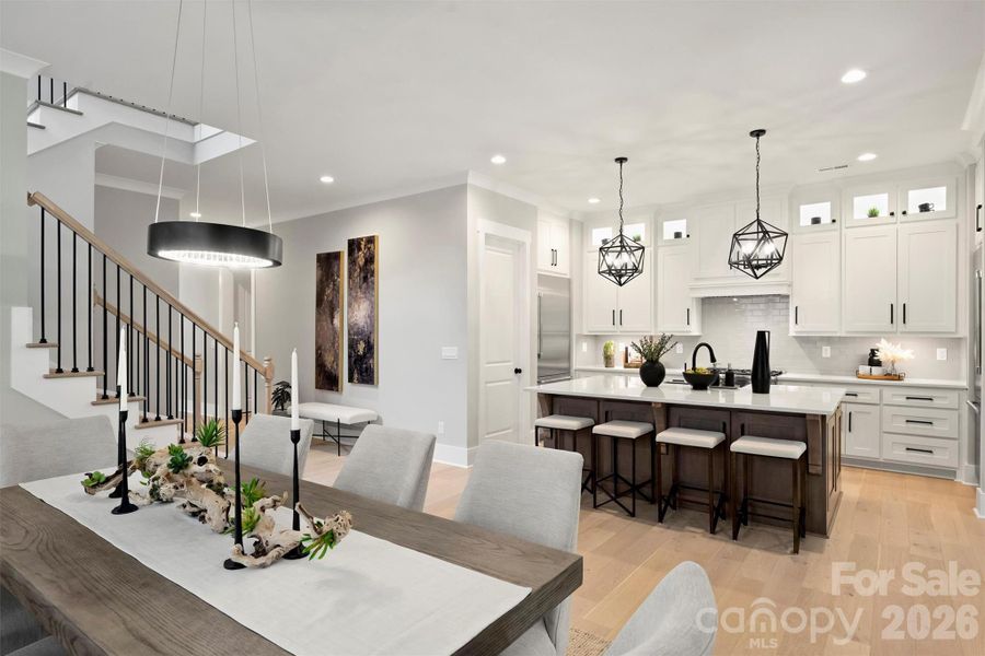 Furnished interior view inside a new home in , Charlotte (Image 14).