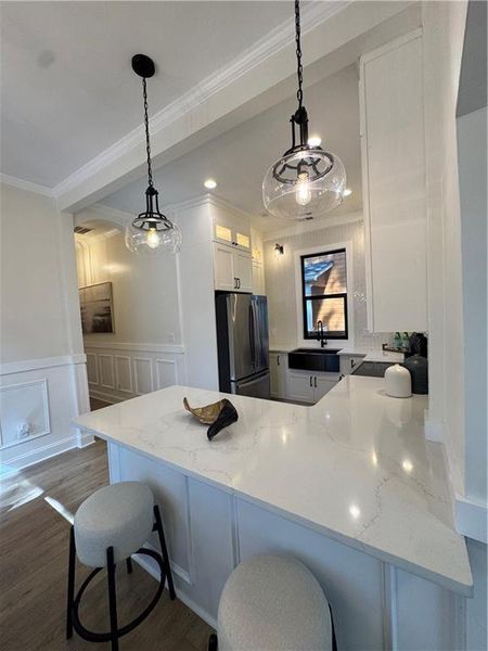 Furnished interior view inside a new home in , Atlanta (Image 4).