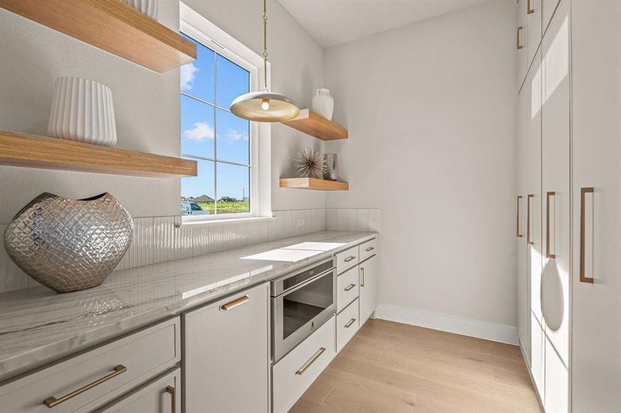 Furnished interior view inside a new home in , Northlake (Image 34).