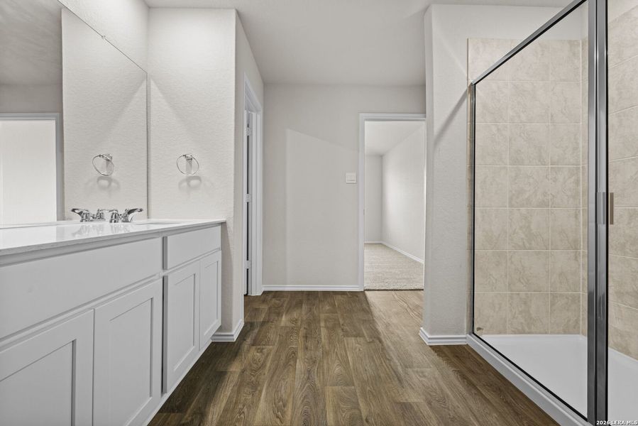 Furnished interior view inside a new home in Redbird Ranch, San Antonio (Image 9).