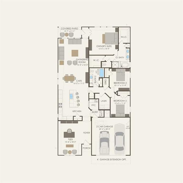 Pulte Homes, Sheldon floor plan