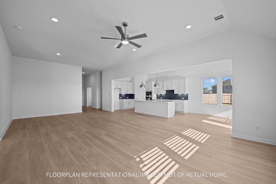 Spacious, unfurnished interior of a new home in The Oaks on 6th Street, Magnolia (Image 9).