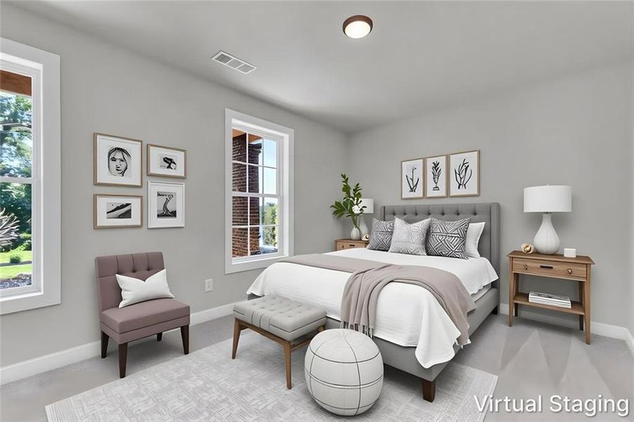 Furnished interior view inside a new home in , Cumming (Image 15). Furnished interior view inside a new home in , Cumming (Image 15).