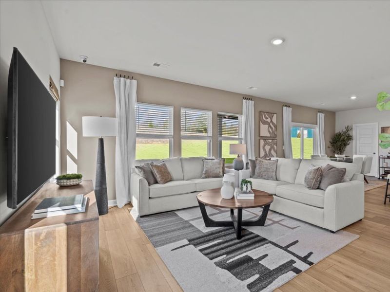 Furnished interior view inside a new home in River Glen, Angier (Image 9).